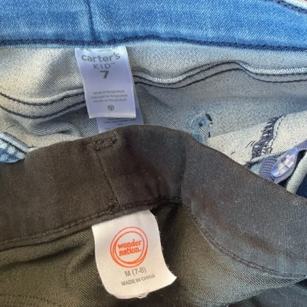 Take 50% OFF- Bundle of 2 Girls Jeans/Pants, Size-7